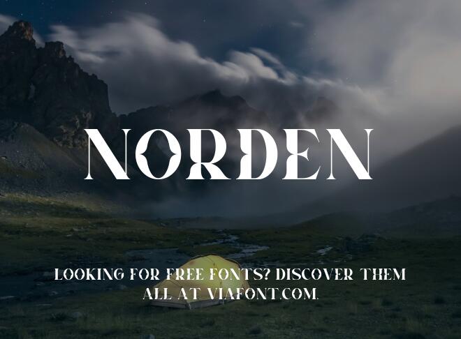 Norden Font