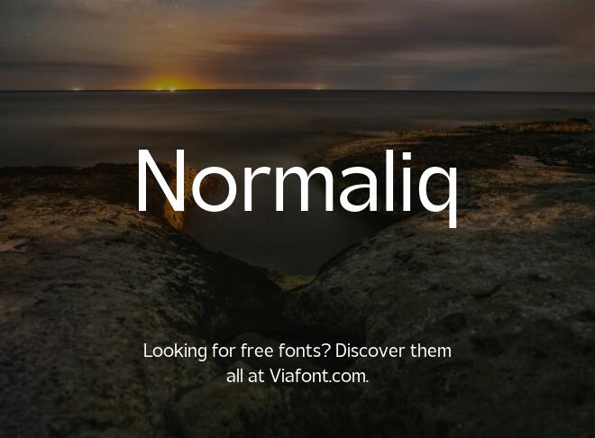 Normaliq Font
