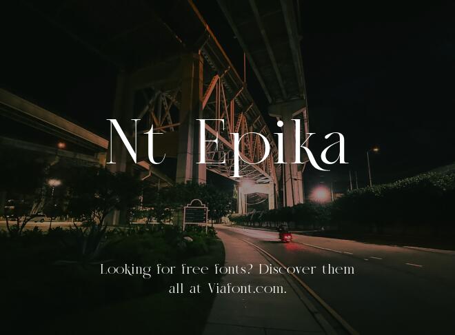 Nt Epika Font