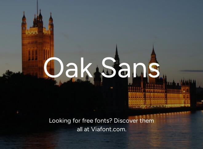 Oak Sans Font