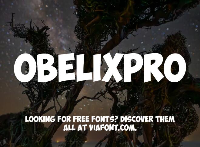 Obelixpro Font