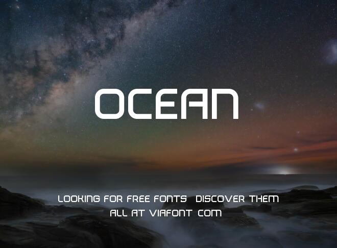 Ocean Font