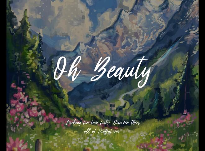 Oh Beauty Font