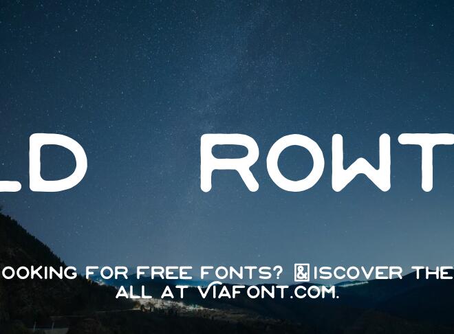 Old Growth Font