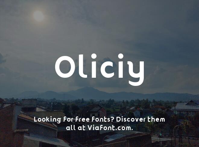 Oliciy Font
