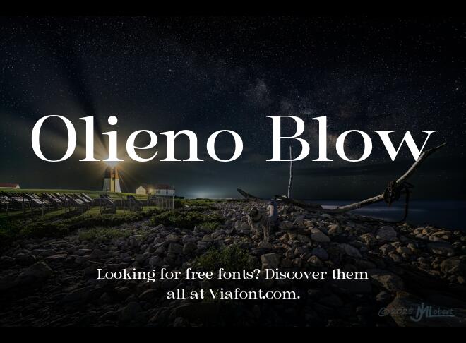 Olieno Blow Font