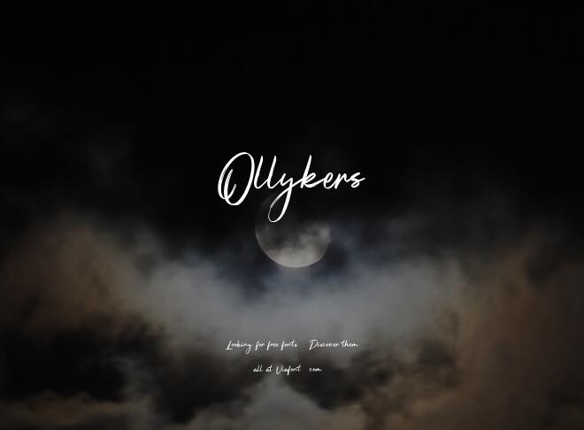 Ollykers Font
