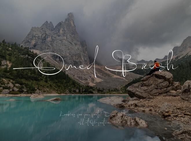 Omed Brush Font