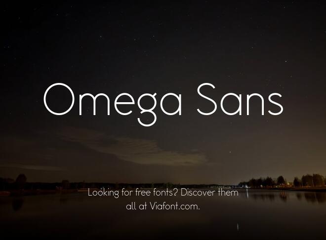 Omega Sans Font