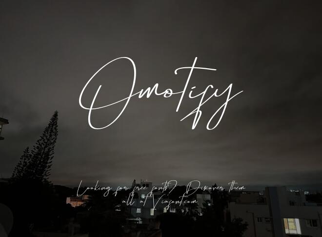 Omotify Font