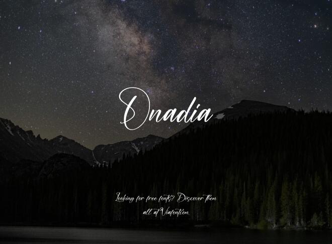 Onadia Font