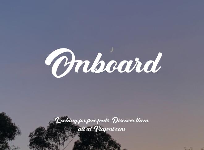 Onboard Font