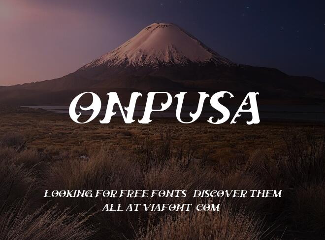 Onpusa Font