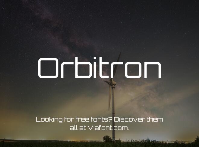 Orbitron Font