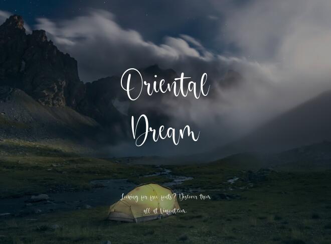 Oriental Dream Font