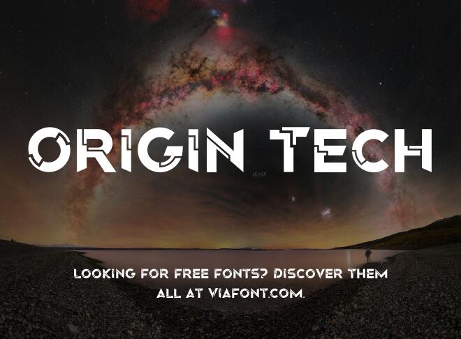 Origin Tech Font