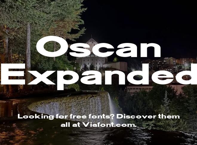 Oscan Expanded Font