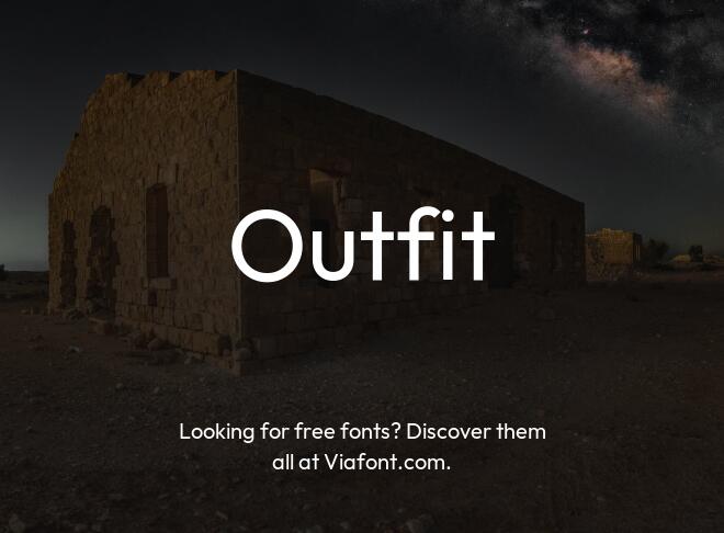 Outfit Font