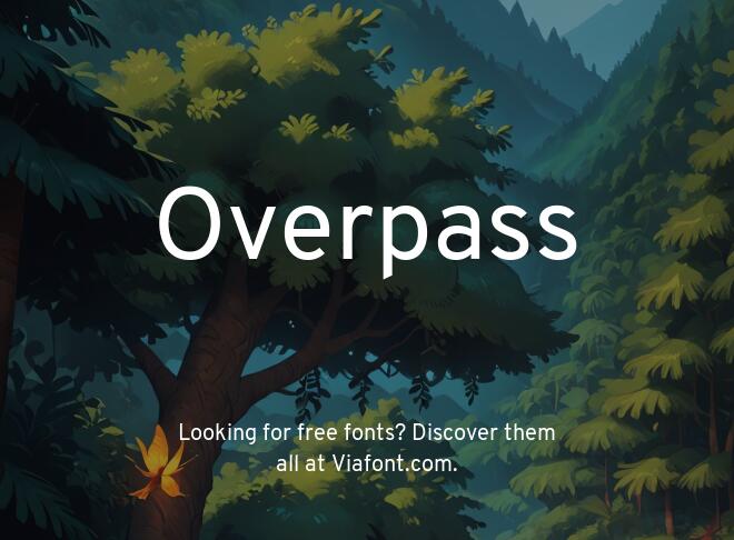 Overpass Font