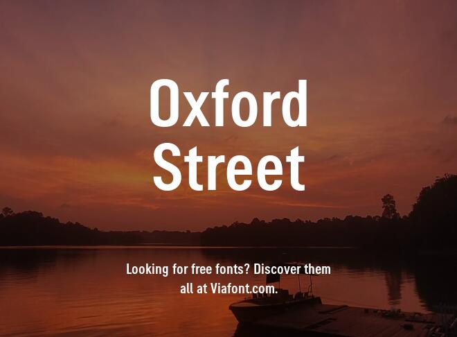 Oxford Street Font