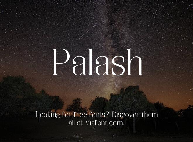 Palash Font