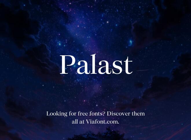 Palast Font