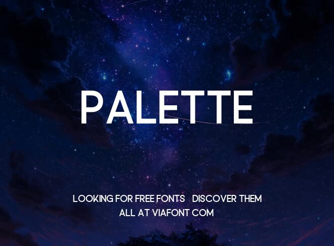 Palette Font
