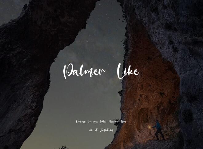 Palmer Like Font