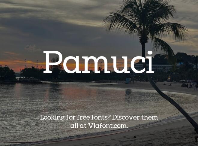 Pamuci Font