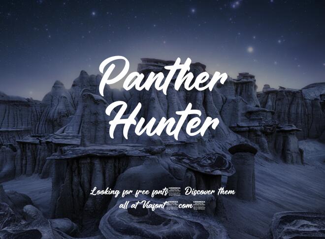 Panther Hunter Font