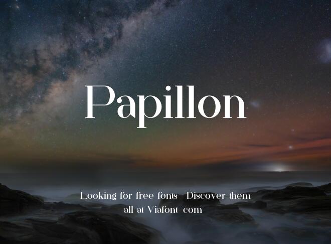 Papillon Font