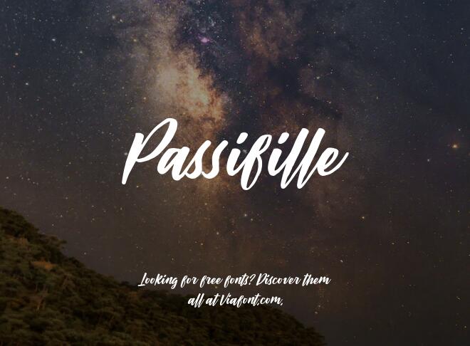 Passifille Font