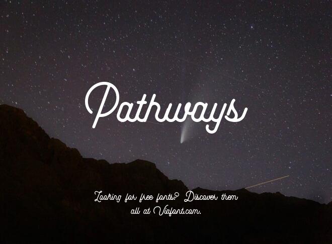 Pathways Font