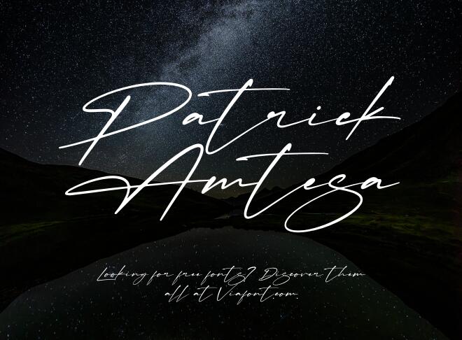 Patrick Amtesa Font