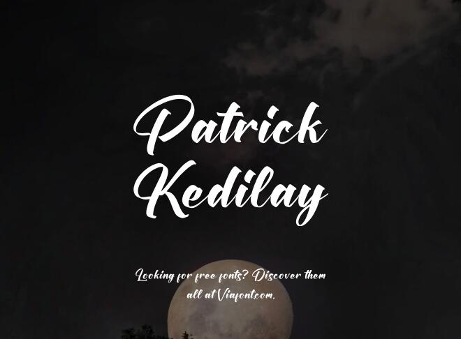 Patrick Kedilay Font