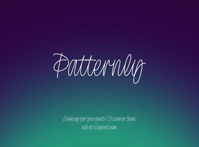 Patternly Font