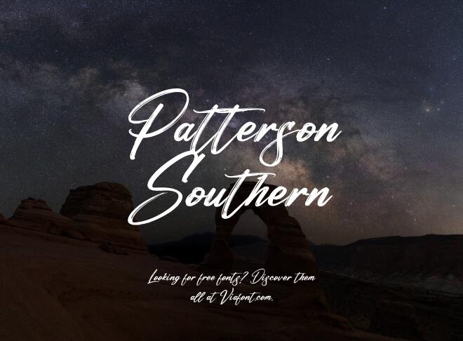Patterson Southern Font