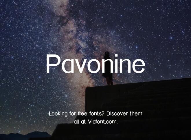 Pavonine Font