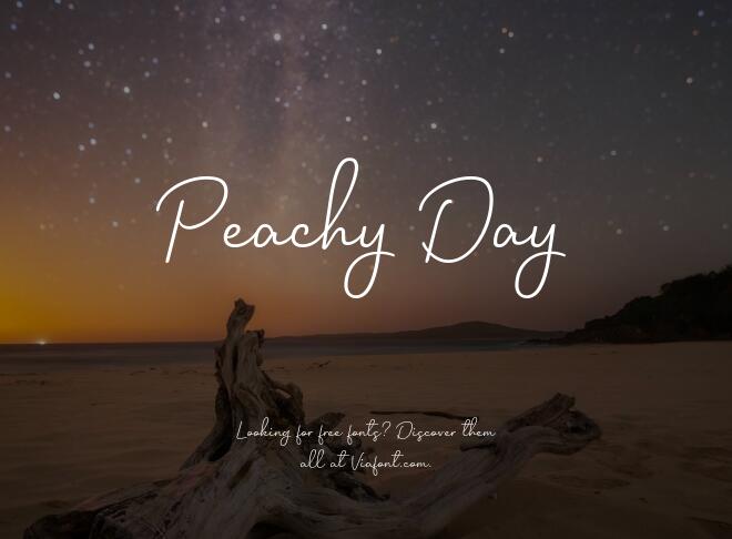 Peachy Day Font