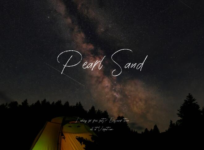 Pearl Sand Font