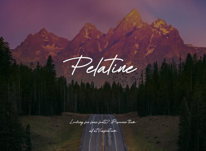 Pelatine Font