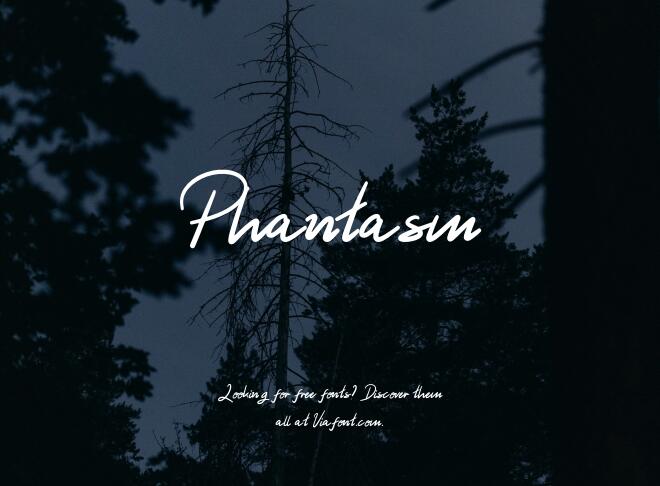 Phantasm Font