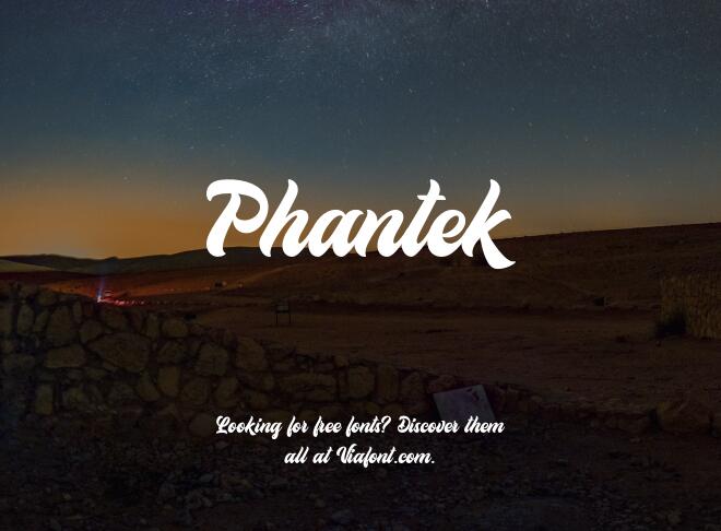 Phantek Font