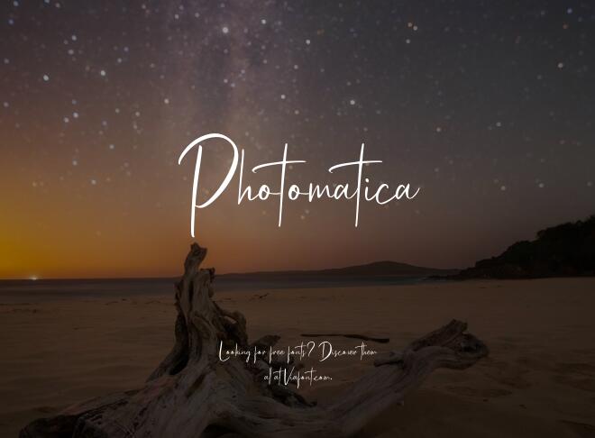 Photomatica Font