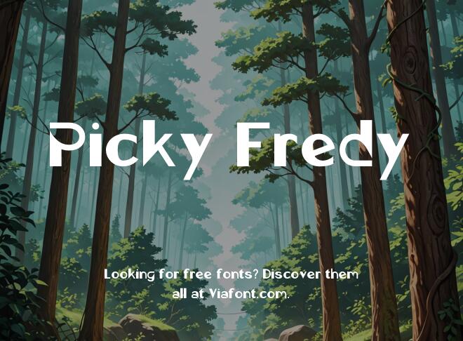 Picky Fredy Font