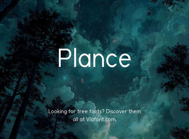 Plance Font
