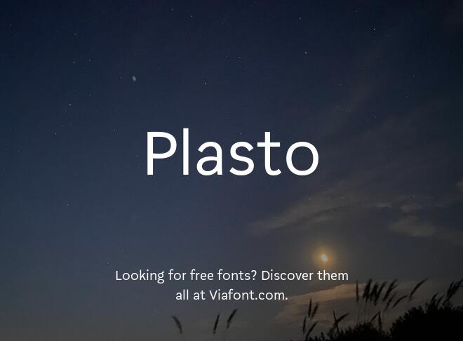 Plasto Font