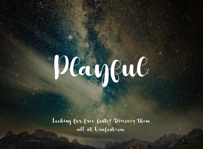 Playful Font