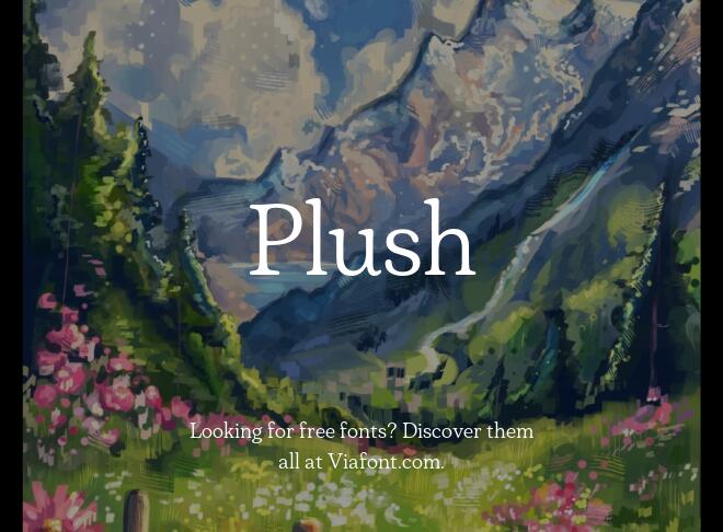 Plush Font