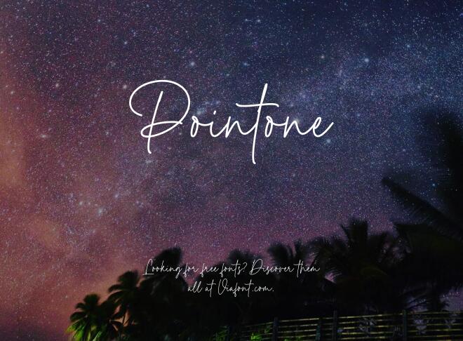 Pointone Font